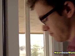 Straight guy explores gay threesome with roommates