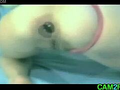watch this amateur's tight asshole get gaping on webcam with toys.