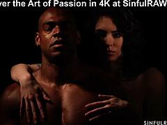 Anna De Ville and Aaron Rock in Raw Interracial Action