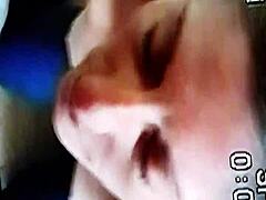 This huge milf is loving her facial cumshot, right?