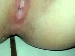 Milf shows off, fingers tight ass in raw POV action