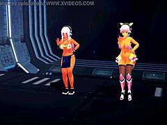 yoiyoi kokon girls dance naked together