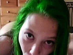 feeling the passion as beautiful latina gives intense blowjob