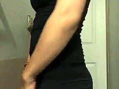 Sexy petite brunette teen teases her big tender ass in tight spandex!