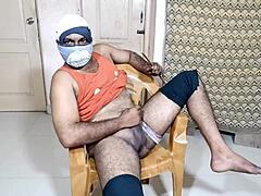 she explored the black cock with a handmade toy crafted by her girlfriend in a playful session