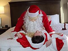 santa gave me a facial