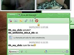 negro anaconda jerks off with prostitute on webcam, gives her cum and she cums asking for more