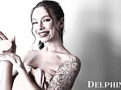 April Olsen seduces you with bathtub masturbation, thinking of your touch