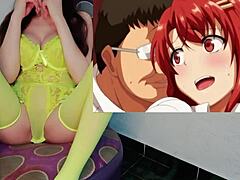 Teacher teaches how to fuck students in hentai cosplay with big tits