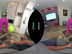 Jenna Foxx Bent Over In Yoga Pants