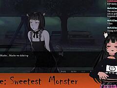 yo, check lewdneko playing sweetest monster part 4!