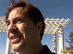 Busty Brunette Teases With Dylan Ryder