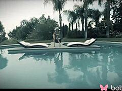 金发Jillian Janson户外独撸4K