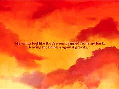 Cute angel transforms into futanari by sexy succubus in Reborn in Sin hentai game episode 1. Shocking twist revealed!