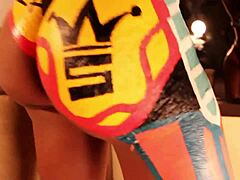 i'm showing off my naked sexy blk models with piercings on belly