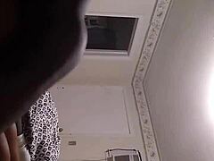 Ebony wife and husband dive into raw action