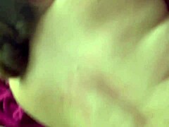 Fat BBW takes interracial backshot from big black cock.