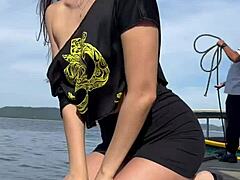 Is Melina Khalifa getting doggystyle with clothes ripped?