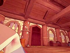 3D hentai game: Experience a POV footjob with Genshin Impact's Hu Tao