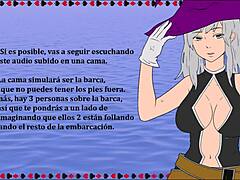 European spanish mistress rescues slave with joi and fucking in witch roleplay