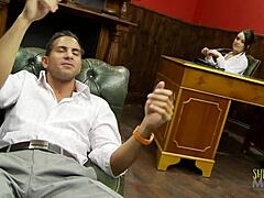 Doctor fucked by patient in office