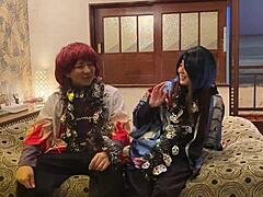 Married Mature Woman Forced Into Cosplay Deepthroat Creampie