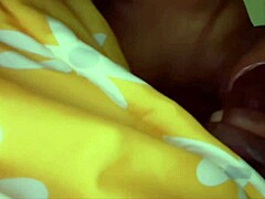 Black teen couple gives blowjob and fingers each other