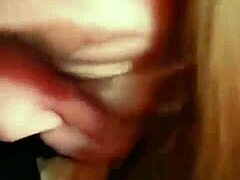 i feel so submissive as my redhead wife takes rough pov fucking with deepthroat and creampie orgasms