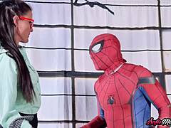 Oh man, Sofie Marie suckin’ Spiderman’s huge dick so good, I can’t even!