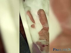 girl fucks herself with dildo 😈