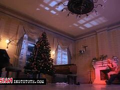 Busty blonde Liliane Tiger indulges in anal passion. Her big tits bounce during intense assfucking.