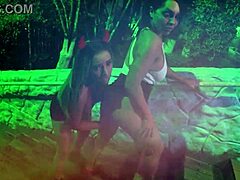 Vivi and Nicole get it on at the club