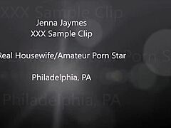 Blonde MILF Jenna Jaymes boldly deepthroats and gags on massive monster cock