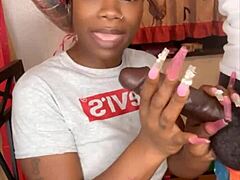 Petite Stepsister Verbally Sucks 11-Inch BBC Monster Cock