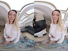 Blonde milf gets steamed in virtual taboo pov scene.