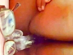 Ebony Milf Yuki Pounds Dildo on Washer