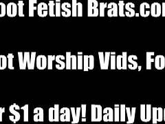 I love when she lets me play with her feet