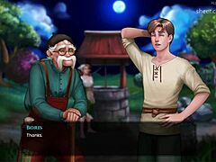 Hey, check out this hentai where she swallows cum from a big-titted blonde! 😍