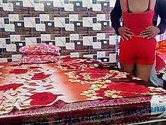 indian babe in lingerie squirts during orgasm with big tits