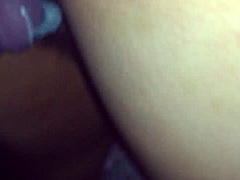 Delicious Cum on Wife from Monster Black Cock