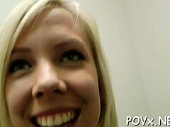 Hawt Teen Floozy Sucks Cock in POV Doggystyle Fuck