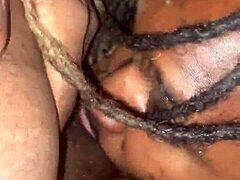 Ebony Pussy Licked by Black Men in Intense Session