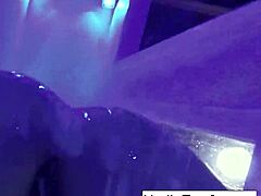 Sexy Wrestler Uses Double Toys For Action