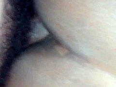 mature friend bent over in doggystyle position