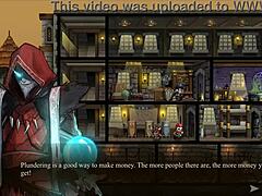 Barbarian king intensely creampies tight pussy in hentai game