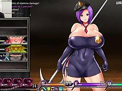 Karryn prisi�n hentai game features big tits and ass masturbation