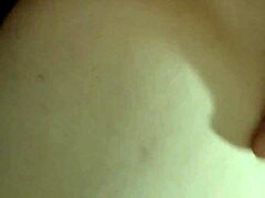 Milf cums while fucking her ass and pussy with unicorn tail plug