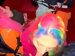 Curvy Girls Surprise Guy on Boat With Roxi Lips and Anna Batman