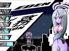 Buzama Hentai Fight Game Ep 4: Body Transforms Into Giant Cock, Sucked Between Gigantic Tits