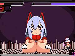 Buzama Hentai Fight Game Ep 4: Body Transforms Into Giant Cock, Sucked Between Gigantic Tits